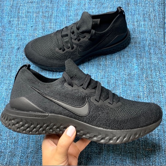Nike Epic React Flyknit 2 Sneakers Triple Black
